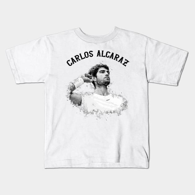 Carlos Alcaraz Kids T-Shirt by Yopi